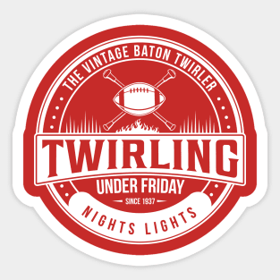 Friday Night Lights Baton Twirling T-Shirt Sticker